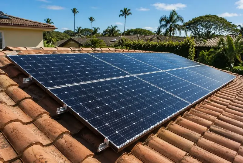 Installation de panneaux solaires au Minihic-sur-Rance